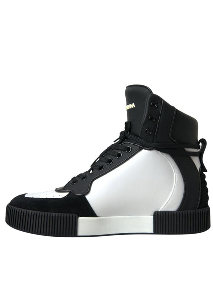 Dolce & Gabbana Calfskin Miami High Top Sneakers - Ellie Belle