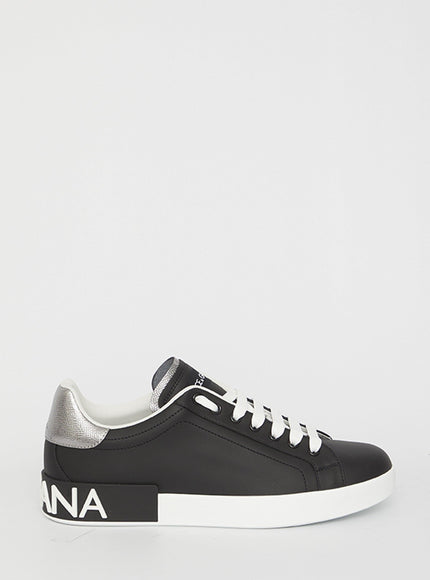 Dolce & Gabbana Calfskin Nappa Portofino Sneakers - Ellie Belle