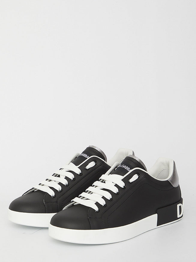 Dolce & Gabbana Calfskin Nappa Portofino Sneakers - Ellie Belle