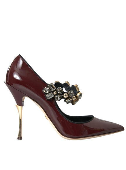 Dolce & Gabbana Cardinale Leather Pumps - Ellie Belle