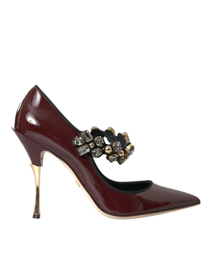 Dolce & Gabbana Cardinale Leather Pumps - Ellie Belle