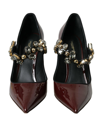 Dolce & Gabbana Cardinale Leather Pumps - Ellie Belle