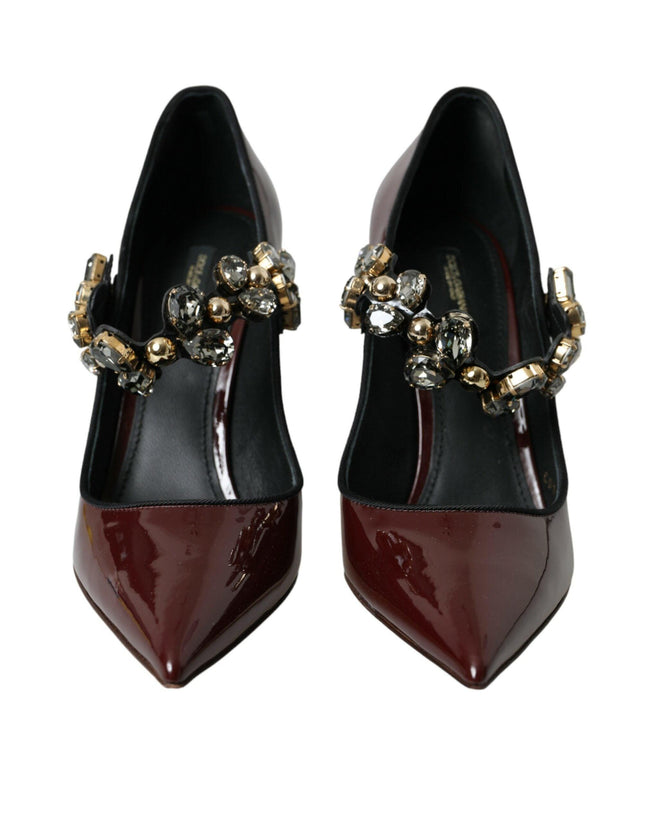 Dolce & Gabbana Cardinale Leather Pumps - Ellie Belle