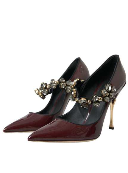 Dolce & Gabbana Cardinale Leather Pumps - Ellie Belle