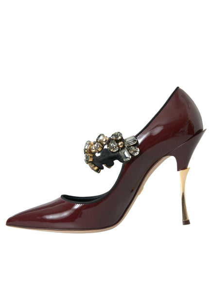 Dolce & Gabbana Cardinale Leather Pumps - Ellie Belle