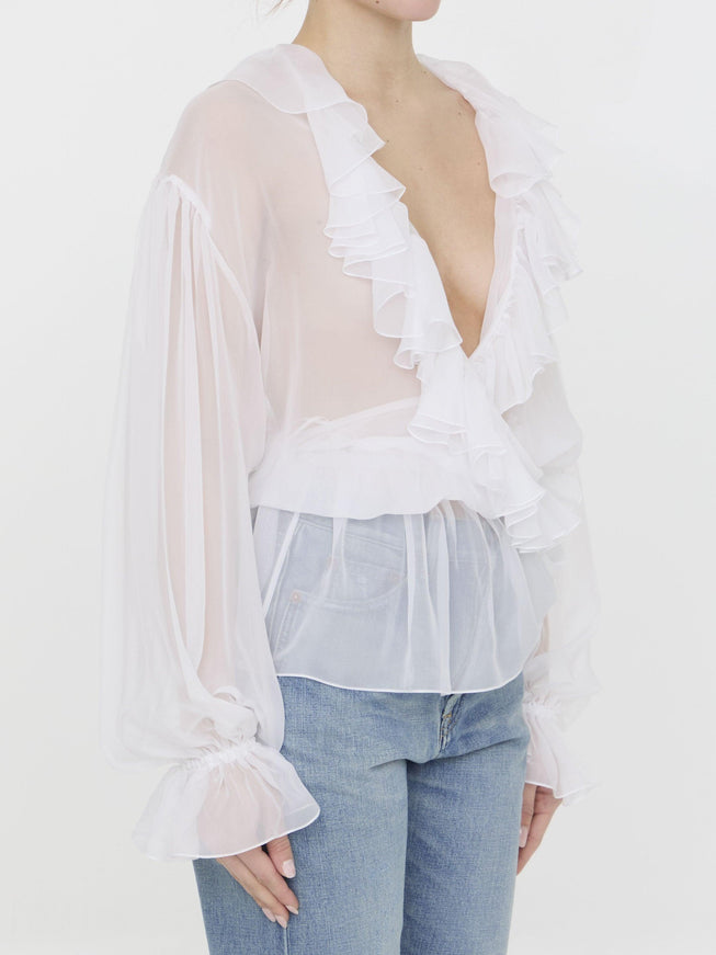 Dolce & Gabbana Chiffon Blouse - Ellie Belle