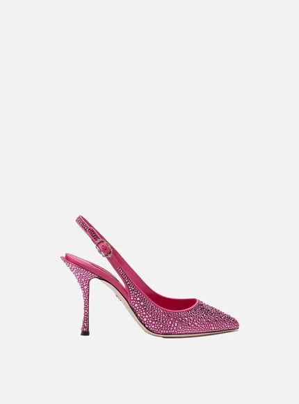 Dolce & Gabbana Crystal Slingback Pumps - Ellie Belle