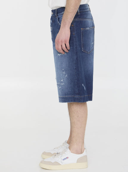 Dolce & Gabbana Denim Bermuda Shorts - Ellie Belle