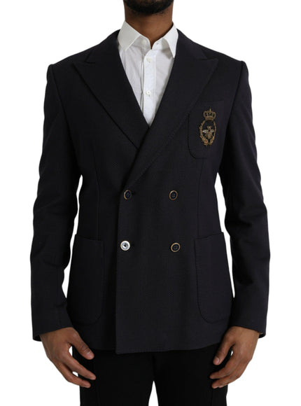 Dolce & Gabbana DG Logo Double-breasted Blazer - Ellie Belle