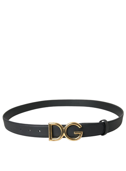 Dolce & Gabbana DG Logo Waist Buckle Belt - Ellie Belle