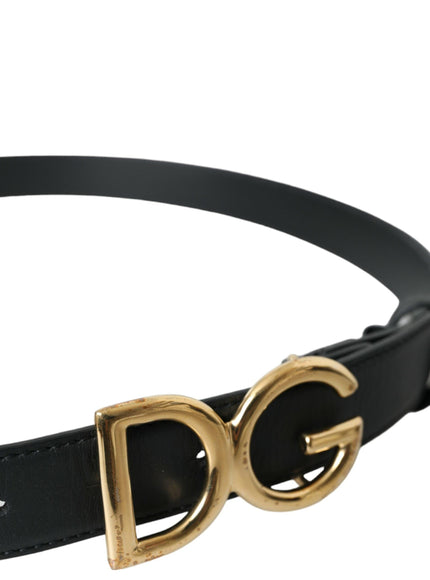 Dolce & Gabbana DG Logo Waist Buckle Belt - Ellie Belle