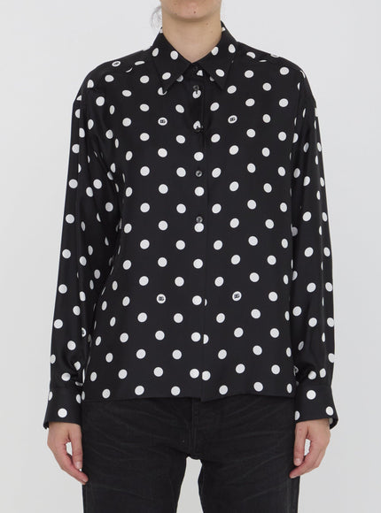 Dolce & Gabbana DG Shirt With Polka-dot Print - Ellie Belle