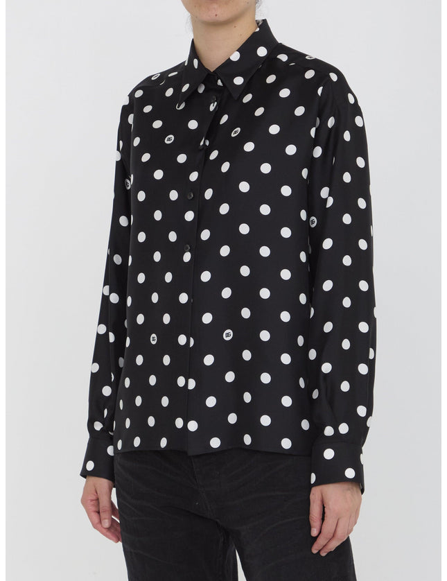 Dolce & Gabbana DG Shirt With Polka-dot Print - Ellie Belle