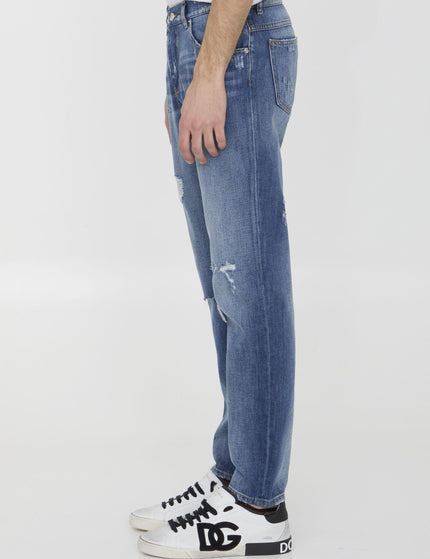 Dolce & Gabbana Distressed Denim Jeans - Ellie Belle