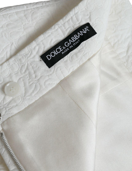 Dolce & Gabbana Floral High Waist Brocade Mini Skirt - Ellie Belle