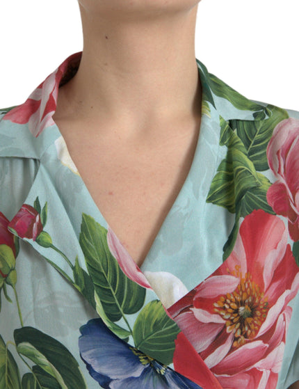 Dolce & Gabbana Floral Print Silk Jumpsuit - Ellie Belle