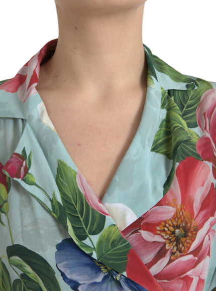 Dolce & Gabbana Floral Print Silk Jumpsuit - Ellie Belle