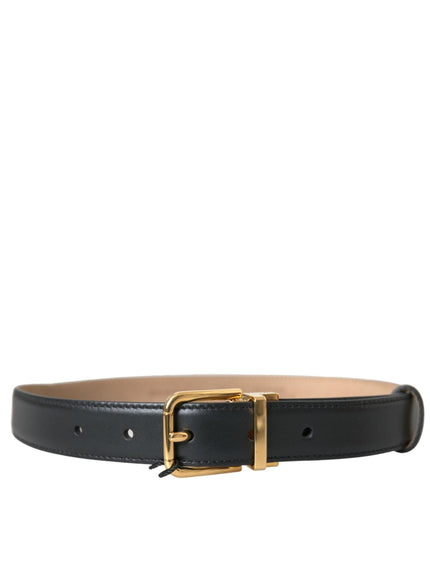 Dolce & Gabbana Gold Metal Buckle Belt Men - Ellie Belle