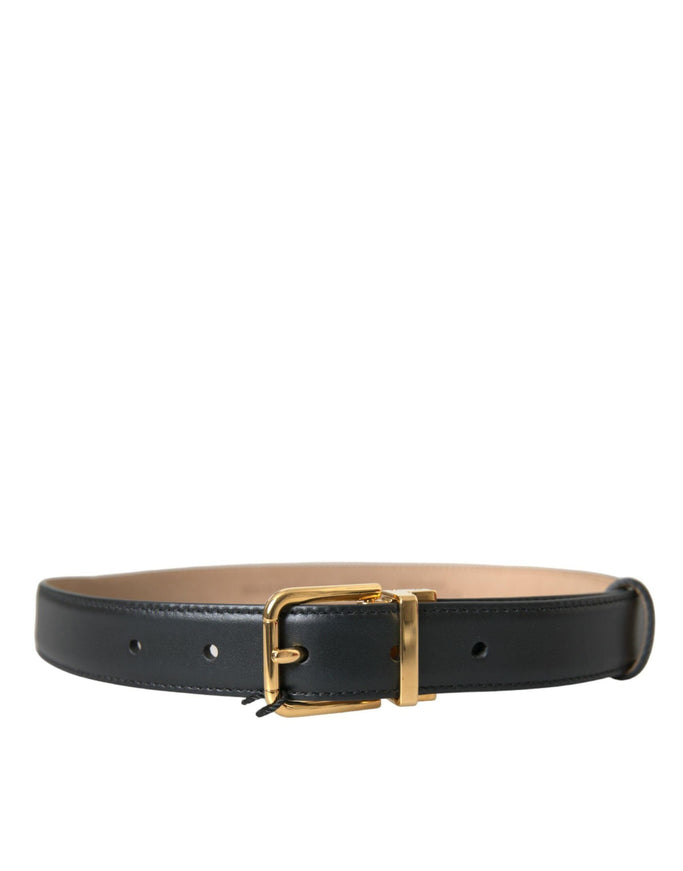 Dolce & Gabbana Gold Metal Buckle Belt Men - Ellie Belle