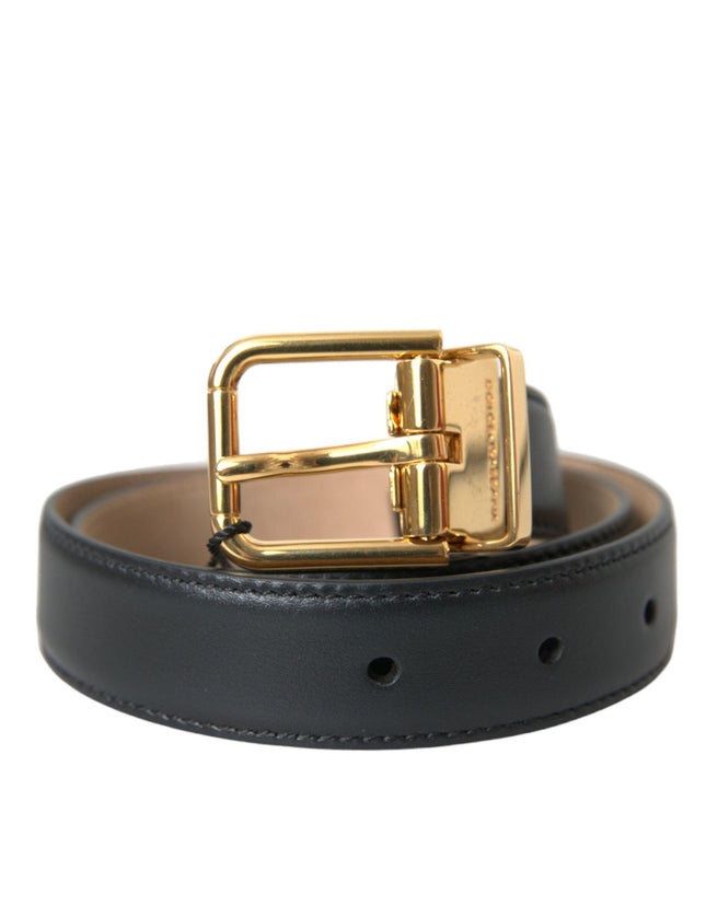 Dolce & Gabbana Gold Metal Buckle Belt Men - Ellie Belle