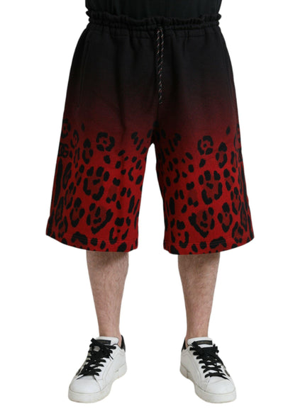 Dolce & Gabbana Gradient Leopard-Print Shorts - Ellie Belle