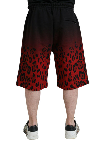 Dolce & Gabbana Gradient Leopard-Print Shorts - Ellie Belle