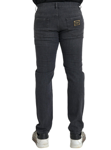 Dolce & Gabbana Gray Slim Fit Denim Jeans - Ellie Belle