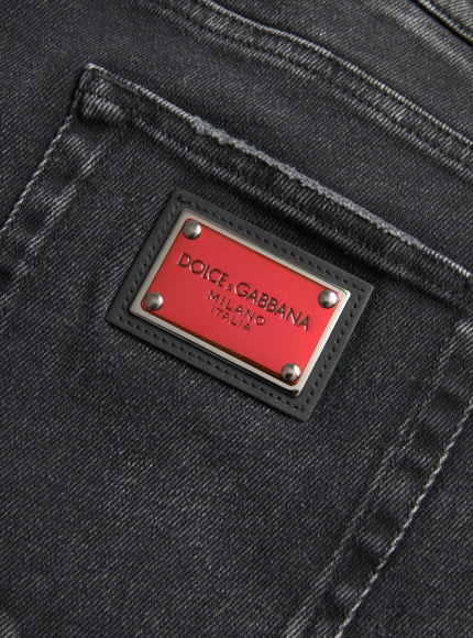 Dolce & Gabbana Gray Stretch Skinny Jeans - Ellie Belle