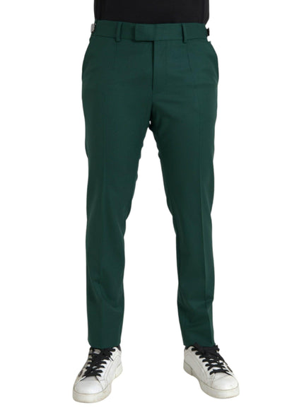 Dolce & Gabbana Green Wool Chino Pants - Ellie Belle