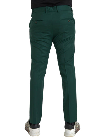 Dolce & Gabbana Green Wool Chino Pants - Ellie Belle