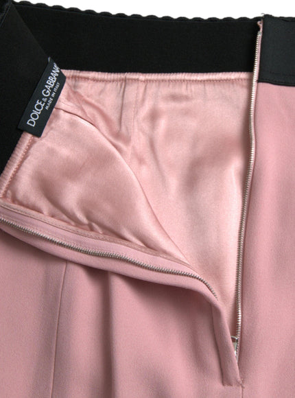 Dolce & Gabbana High Waist Pencil Skirt in Pink - Ellie Belle