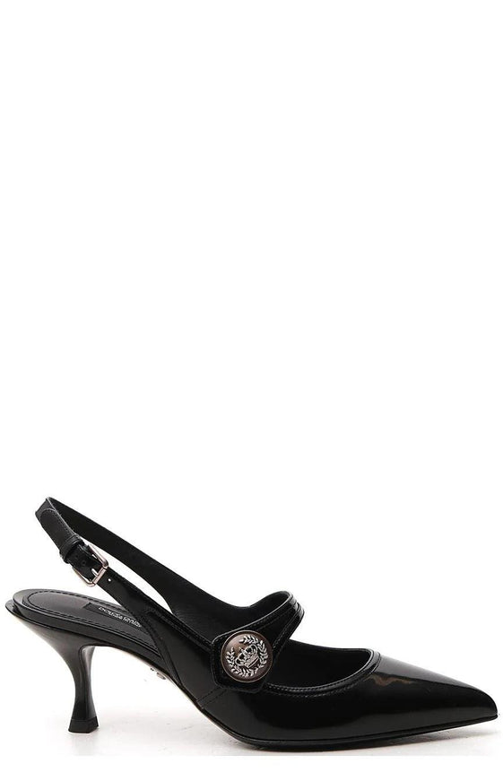 Dolce & Gabbana Kitten-Heel Slingback Pumps - Ellie Belle