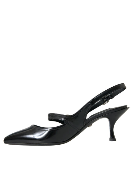 Dolce & Gabbana Kitten-Heel Slingback Pumps - Ellie Belle