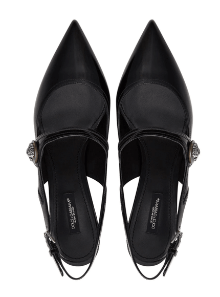 Dolce & Gabbana Kitten-Heel Slingback Pumps - Ellie Belle