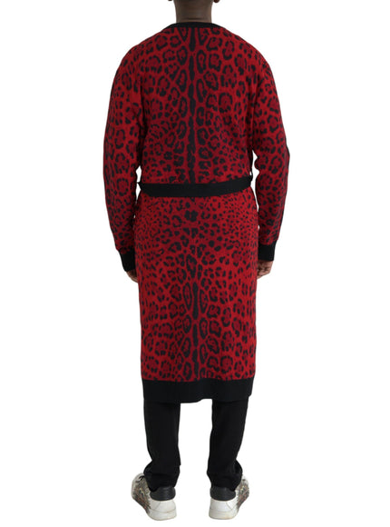 Dolce & Gabbana Leopard Belted Robe - Ellie Belle