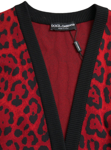 Dolce & Gabbana Leopard Belted Robe - Ellie Belle