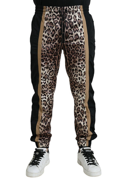 Dolce & Gabbana Leopard Print Jogger Pants - Ellie Belle