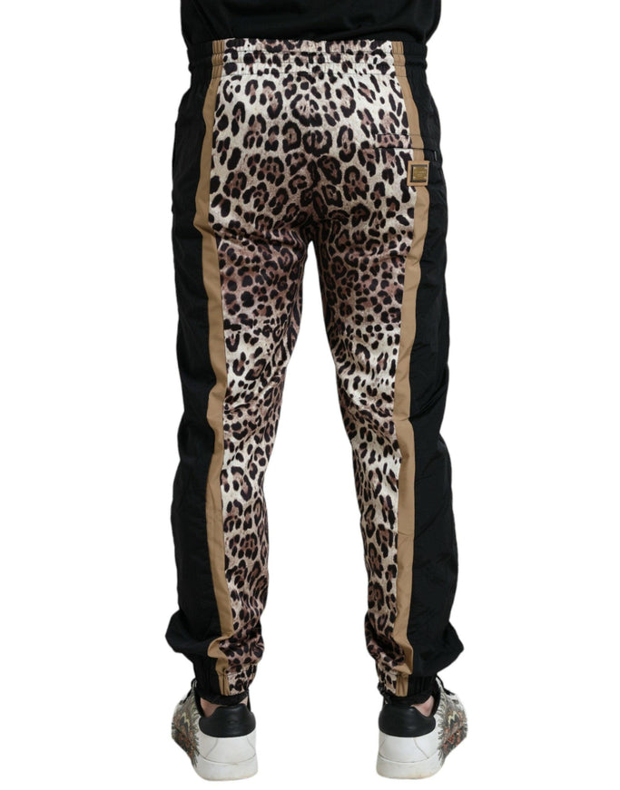 Dolce & Gabbana Leopard Print Jogger Pants - Ellie Belle