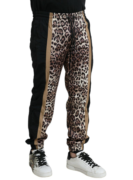 Dolce & Gabbana Leopard Print Jogger Pants - Ellie Belle