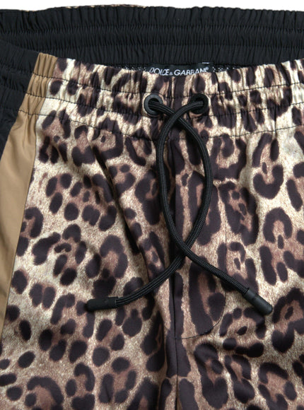 Dolce & Gabbana Leopard Print Jogger Pants - Ellie Belle