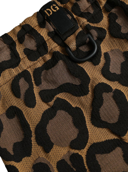 Dolce & Gabbana Leopard Print Track Pants - Ellie Belle