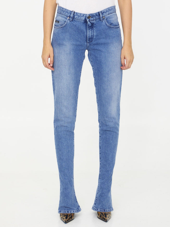 Dolce & Gabbana Light-blue Denim Jeans - Ellie Belle