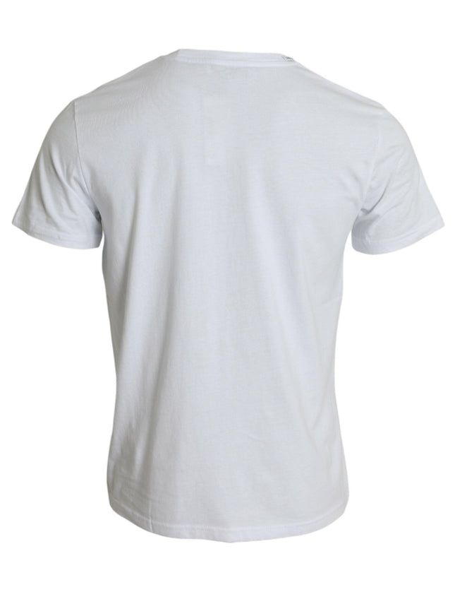 Dolce & Gabbana Logo Print T-Shirt In White - Ellie Belle