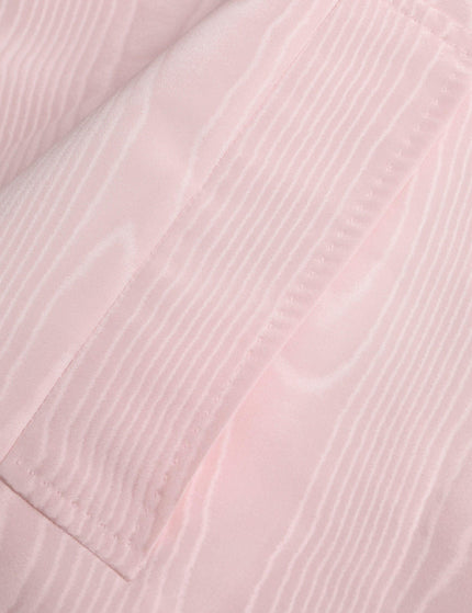 Dolce & Gabbana Long Cape Coat In Pink - Ellie Belle