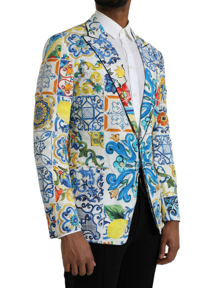 Dolce & Gabbana Majolica Print Blazer - Ellie Belle