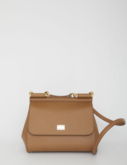 Dolce & Gabbana Medium Sicily Bag In Brown - Ellie Belle