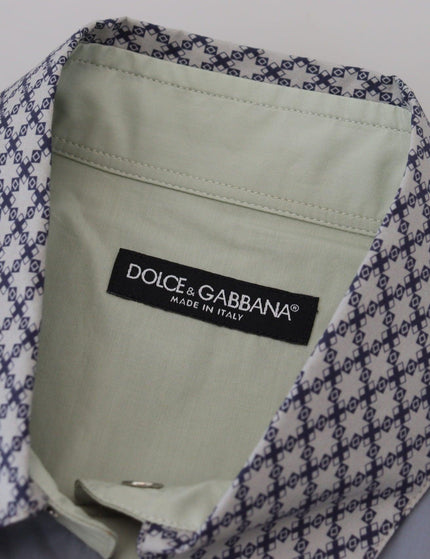 Dolce & Gabbana Men Cotton Patchwork Slim Shirt IT/43 XL - Ellie Belle