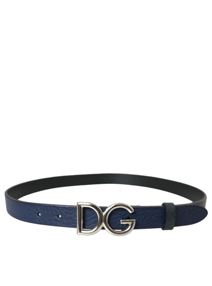 Dolce & Gabbana Men Logo Buckle Belt - Ellie Belle