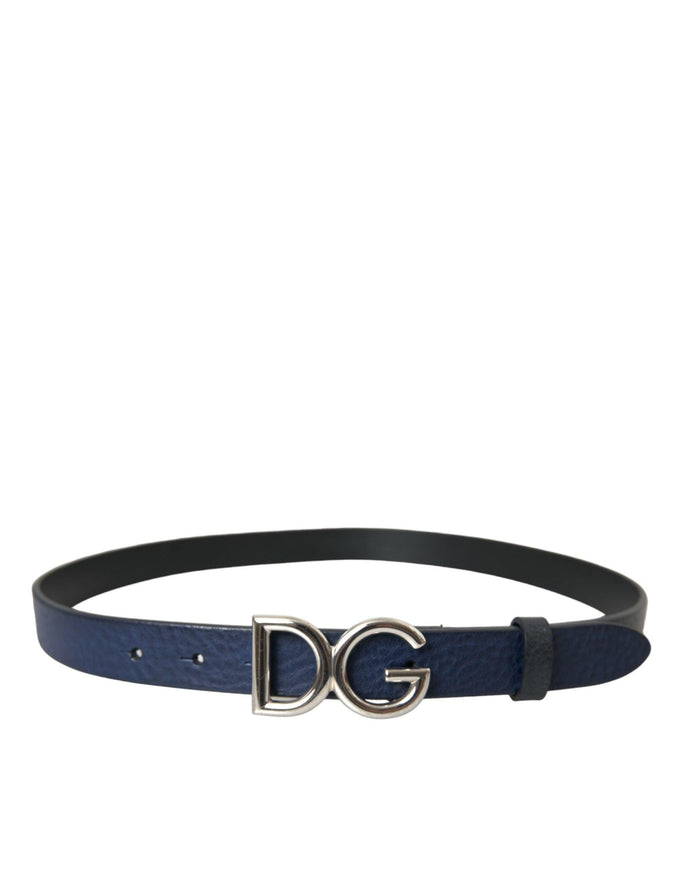 Dolce & Gabbana Men Logo Buckle Belt - Ellie Belle