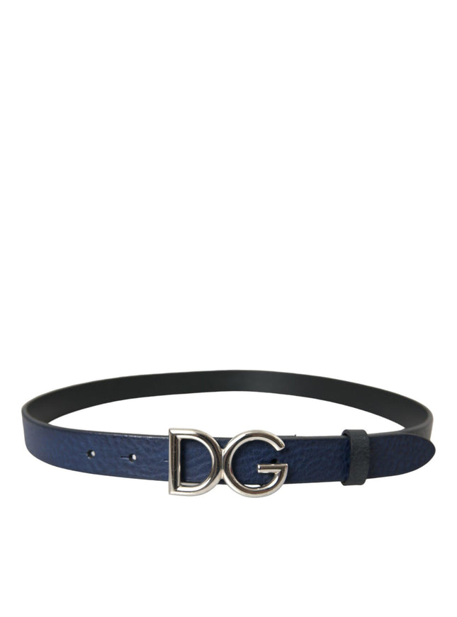 Dolce & Gabbana Men Logo Buckle Belt - Ellie Belle